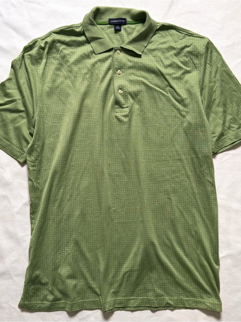 Lands' End Vintage Polo Vintage Green Men’s
